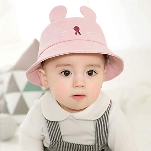 Kids Isolation Protective Cap Fisherman Baby Sun Hat Cute Mouse Design