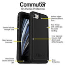 COMMUTER SERIES Case for iPhone SE (3rd and 2nd gen) and iPhone 8/7
