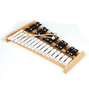 Professional Wooden Soprano Full Size Glockenspiel Xylophone with 27 Metal Keys