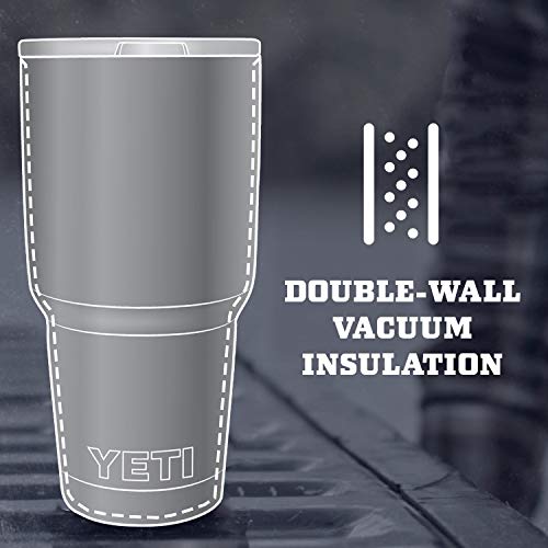 YETI Rambler 30 oz Stainless Steel Vacuum Insulated Tumbler w/MagSlider Lid, Black