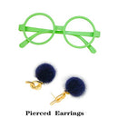 LZH Encanto Mirabel Costume Dress For Girls Cosplay Isabela Madrigal Princess Halloween Dress Up With Glasses Earrings