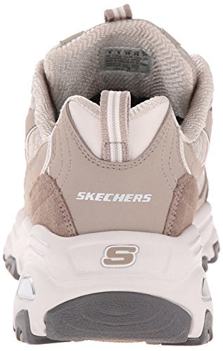 womens D'LITES ME TIME WIDE Memory Foam Lace-up Sneaker,Taupe,9.5 W US