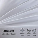 Quilted Comforter-Plush Microfiber Fill- Duvet Insert or Stand-Alone with Corner Tabs