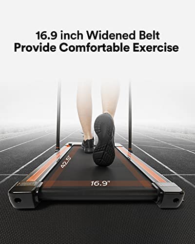 2 in 1 Under Desk Treadmill, 2.5HP Folding Electric Treadmill Walking Jogging Machine