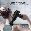 Massage Gun Deep Tissue, Handheld Electric Muscle Massager, High Intensity Percussion Massage Device for Pain Relief with 9 Attachments & 30 Speed(Black)