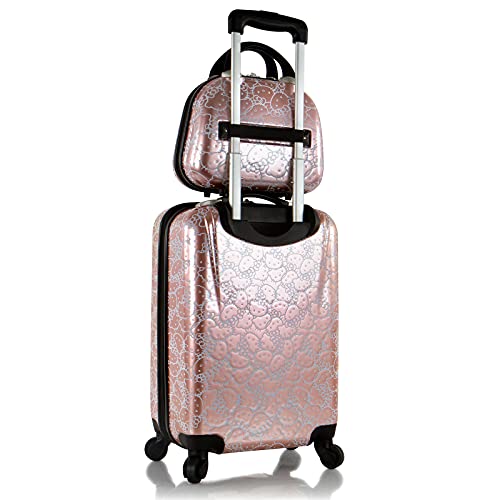 Hello Kitty Beauty Case Set 21 Inch Hard Sided Expandable Spinner Luggage