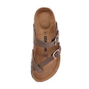 Women's Luna Low Heel Slide Sandals Brown 9 M