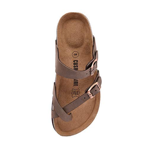 Women's Luna Low Heel Slide Sandals Brown 9 M