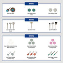 276-piece Rotary Tool Accessories Kit Universal Fitment for Easy Cutting, Carving and Polishing
