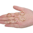 25 Pcs Knuckle Rings for Women Stackable Rings Set