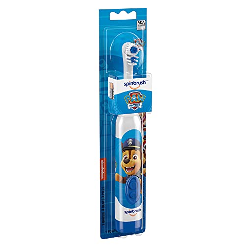 Paw Patrol Arm & Hammer Kids Spinbrush, Soft, Electric Battery Toothbrush