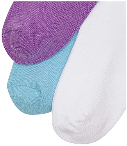 Hanes girls Ankle 10-pack Casual Sock, Assorted, 2-3T US