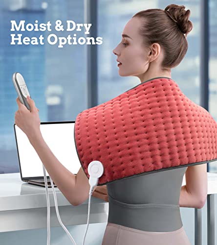 Heating pad for Back, Neck, Shoulder, Abdomen, Knee and Leg Pain Relief, Mothers Day