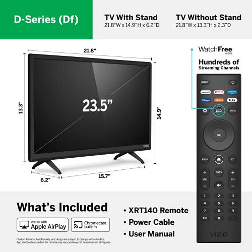 24-inch D-Series Full HD 1080p Smart TV with Apple AirPlay and Chromecast Built-in