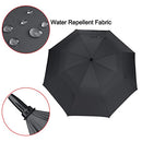 62 Inch Automatic Open Golf Umbrella Extra Large Oversize Double Canopy Vented