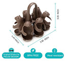 Eggbears 3-in-1 Cook, Store and Serve Egg Holder, Bear-Shaped Boiled Egg Cooker