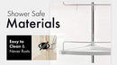 Shower Organized and Tidy with a Tension Shower Caddy - Shower Storage