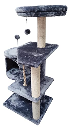 Cat Tree Scratching Toy Activity Centre Cat Tower Furniture Scratching Post