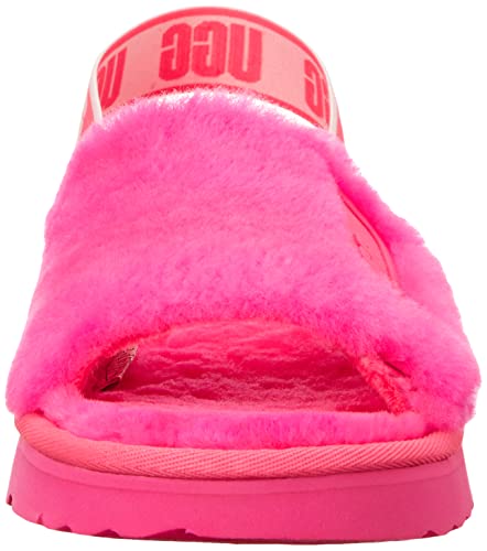 Disco Slide Slipper, Taffy Pink, 6 Big Kid