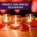 Unscented Tea Lights Candles in Bulk | 100 White, Smokeless, Dripless & Long Lasting