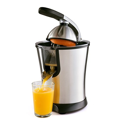 Electric Orange Juicer Squeezer Stainless Steel 160 Watts of Power Soft Grip Handle