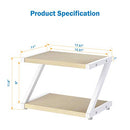 Desktop Stand for Printer - Skid Pads for Space Organizer as Storage Shelf, Book Shelf