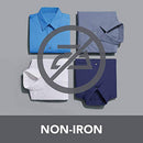 Van Heusen Men's Wrinkle Free Short Sleeve Button Down Check Shirt, Carbon Blue Minicheck, X-Large