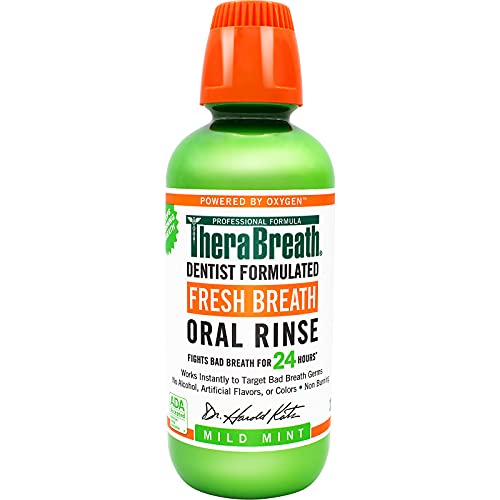 Fresh Breath Dentist Formulated Oral Rinse, Mild Mint, 16 Ounce (Pack of 2)