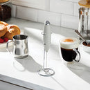 Powerful Handheld Milk Frother, Mini Milk Foamer, Battery Operated Stainless Steel Drink
