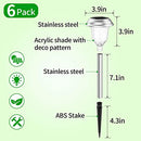 Solar Pathway Lights Garden Lights 7 Color Changing Outdoor Solar Yard Lights