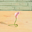 20pcs Pink Flowers Artificial Calla Lily Silk Flowers 13.4" for Home Kitchen Decorations