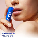 NIVEA Moisture Lip Care, Lip Balm Stick with Shea Butter, Jojoba Oil and Avocado Oil, 0z