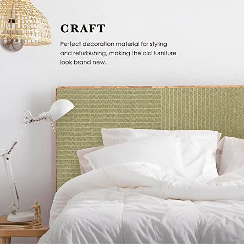 Natural Woven Craft & Sewing Decorative Fabric for Home Renovation and DIY Projects