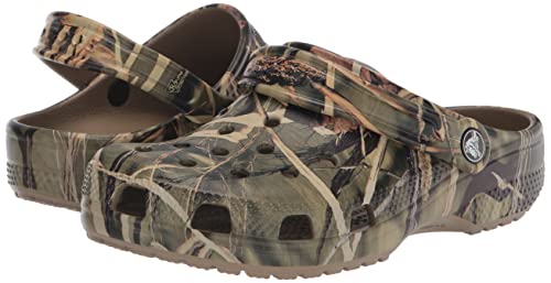 Crocs Kids' Classic Realtree Clog | Camo Shoes , Khaki