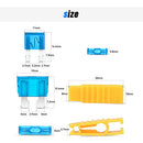 Nilight - 50018R 240pcs Standard and Mini Blade Fuses Set,