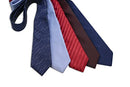 Men's Premium Silk Ties - Vienna Collection (Blue Striped)