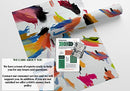 Colorful Brushstrokes Wallpaper. Ecological Paper (No Solvent). Easy to Apply/Remove