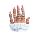 Boho Retro Stackable Rings Sets for Teens Girls Women