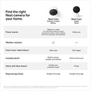 Google Nest Cam Outdoor or Indoor, Battery - 2nd Generation - 2 Pack