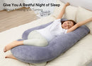Pregnancy Pillows, U Shaped Full Body Maternity Pillow with Removable Cover