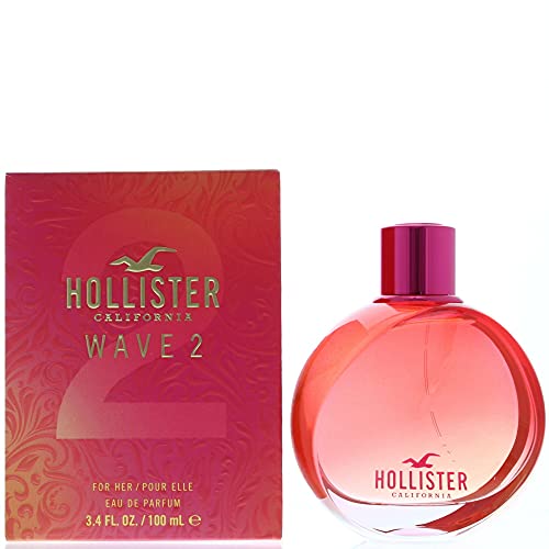 Hollister Wave 2, Eau de Parfum Spray, WoMen, 3.4 Ounce