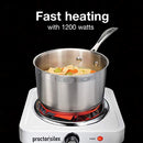 Proctor Silex Electric Single Burner Cooktop, Compact and Portable