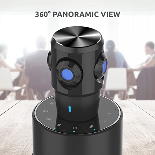 360 Video Conference Room Camera System with Omnidirectional Microphone