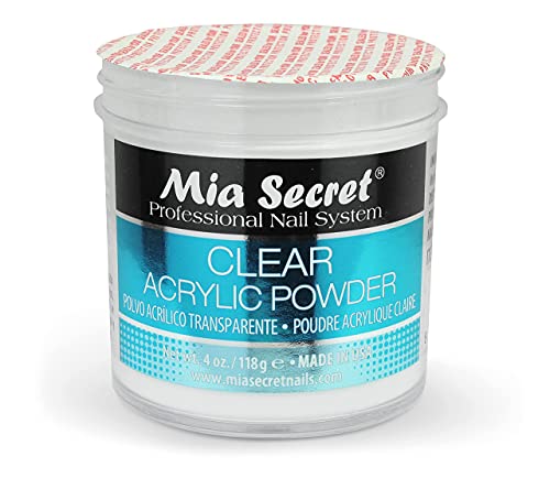 Mia Secret Clear Acrylic Powder (4oz)