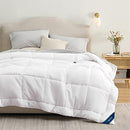 Comforter Full Size Duvet Insert - Down Alternative White Full Size Comforter, Quilted All