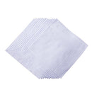 Men's Pure White 100% Cotton Handkerchief