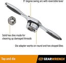 75 Piece Ratcheting Tap and Die Set, SAE/Metric - 3887