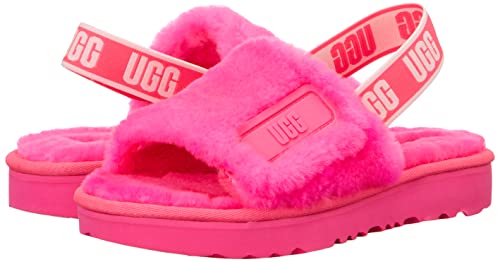 Disco Slide Slipper, Taffy Pink, 6 Big Kid