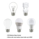 Lighting Vanity Light, Modern Bathroom Wall Light with Glass, Brushed Nickel 3 Light