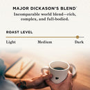 Dark Roast K-Cup Pods for Keurig Brewers - Major Dickason's Blend 75 Count